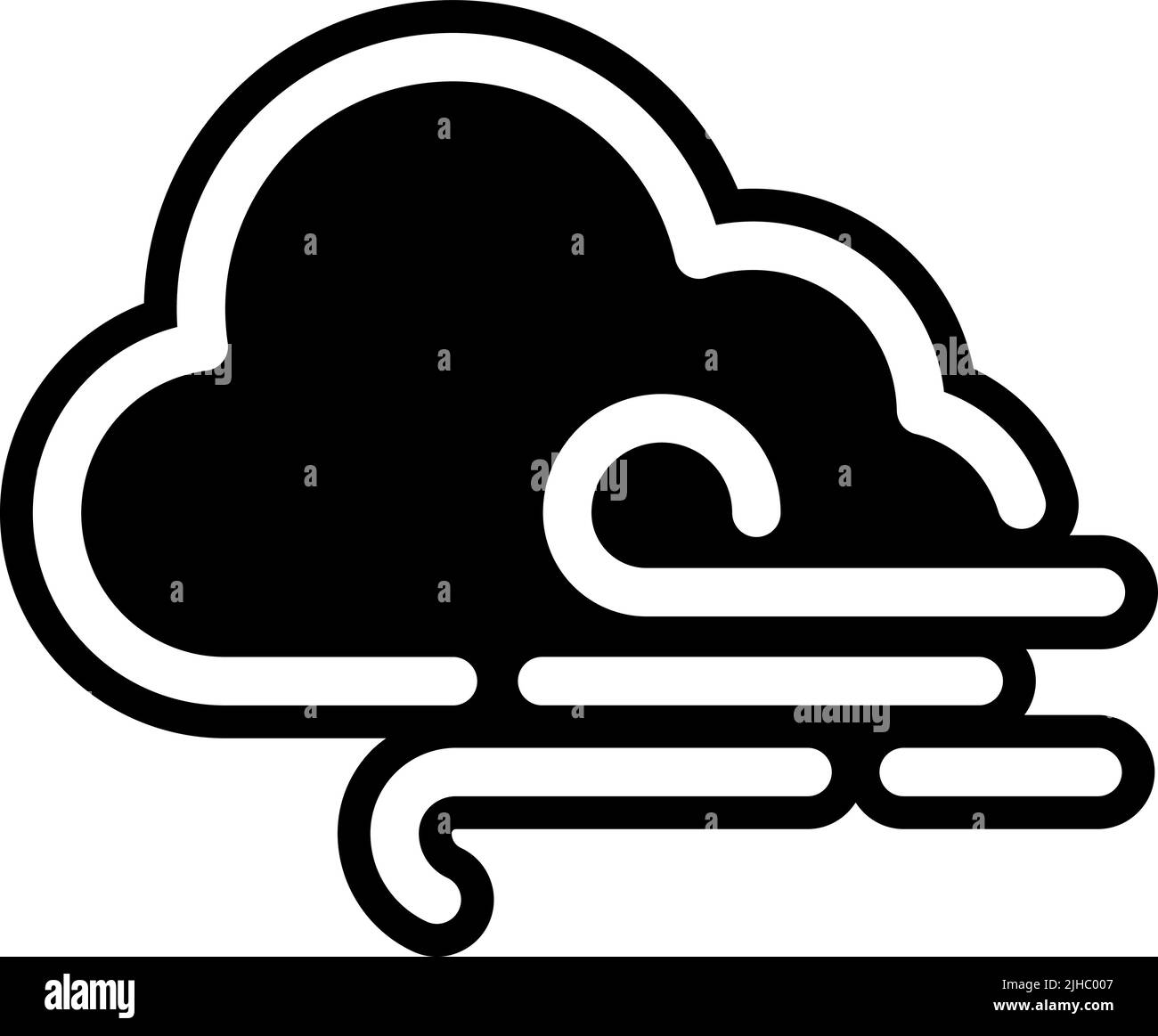 Cloud blowing wind Black and White Stock Photos & Images - Alamy