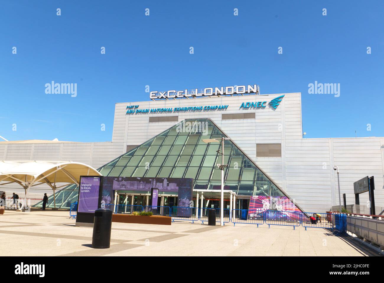 The excel centre london uk stock photo alamy