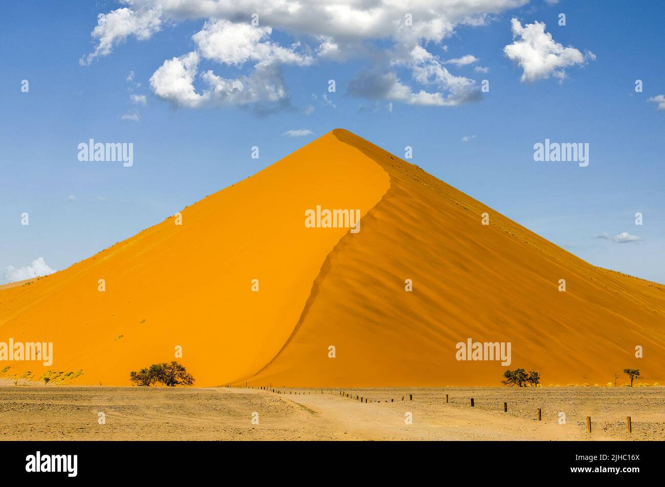 Sand dunes in the Naukluft Namibia Stock Photo
