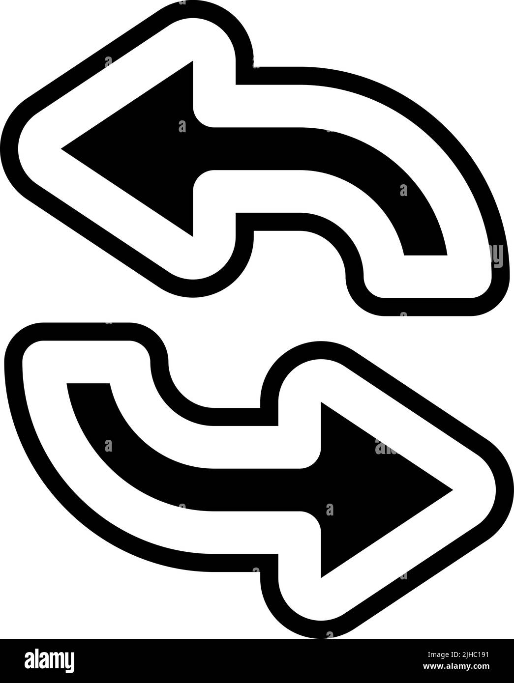 Arrow set exchange Stock Vector Image & Art - Alamy