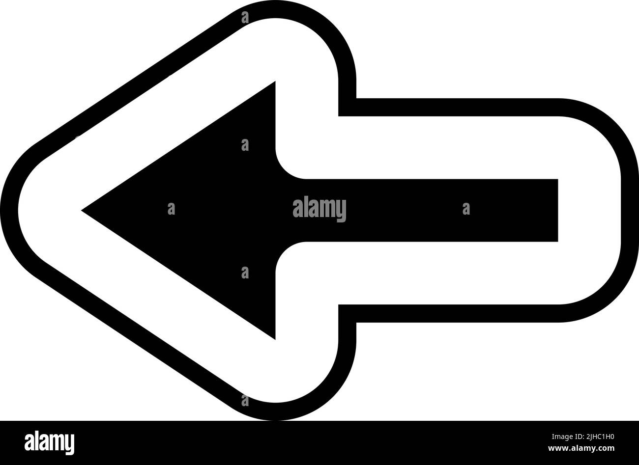 Arrow set left arrow Stock Vector Image & Art - Alamy