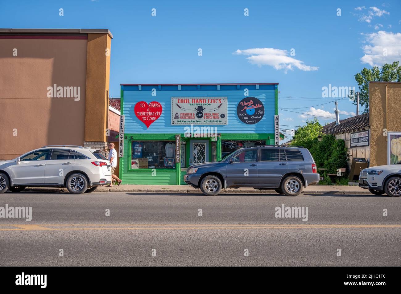 Black Diamond, Alberta Storefronts in the rural town of Black Diamond