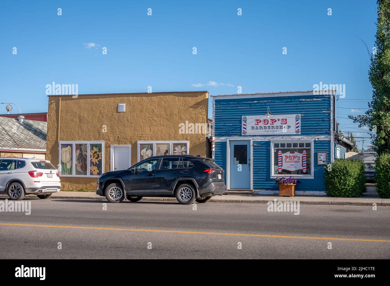 Black Diamond, Alberta Storefronts in the rural town of Black Diamond