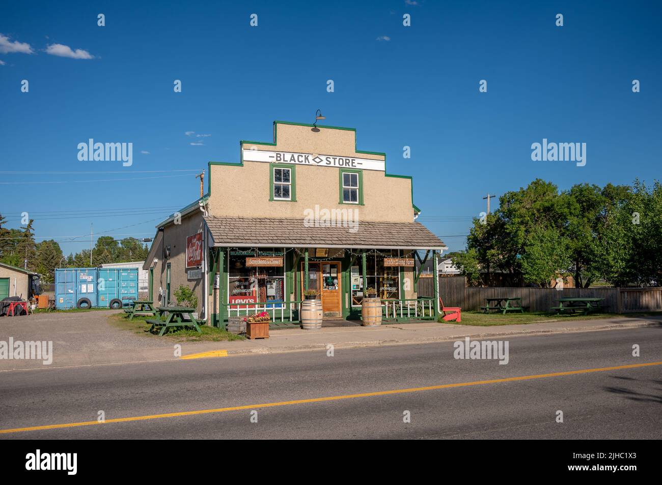 Black Diamond, Alberta Storefronts in the rural town of Black Diamond