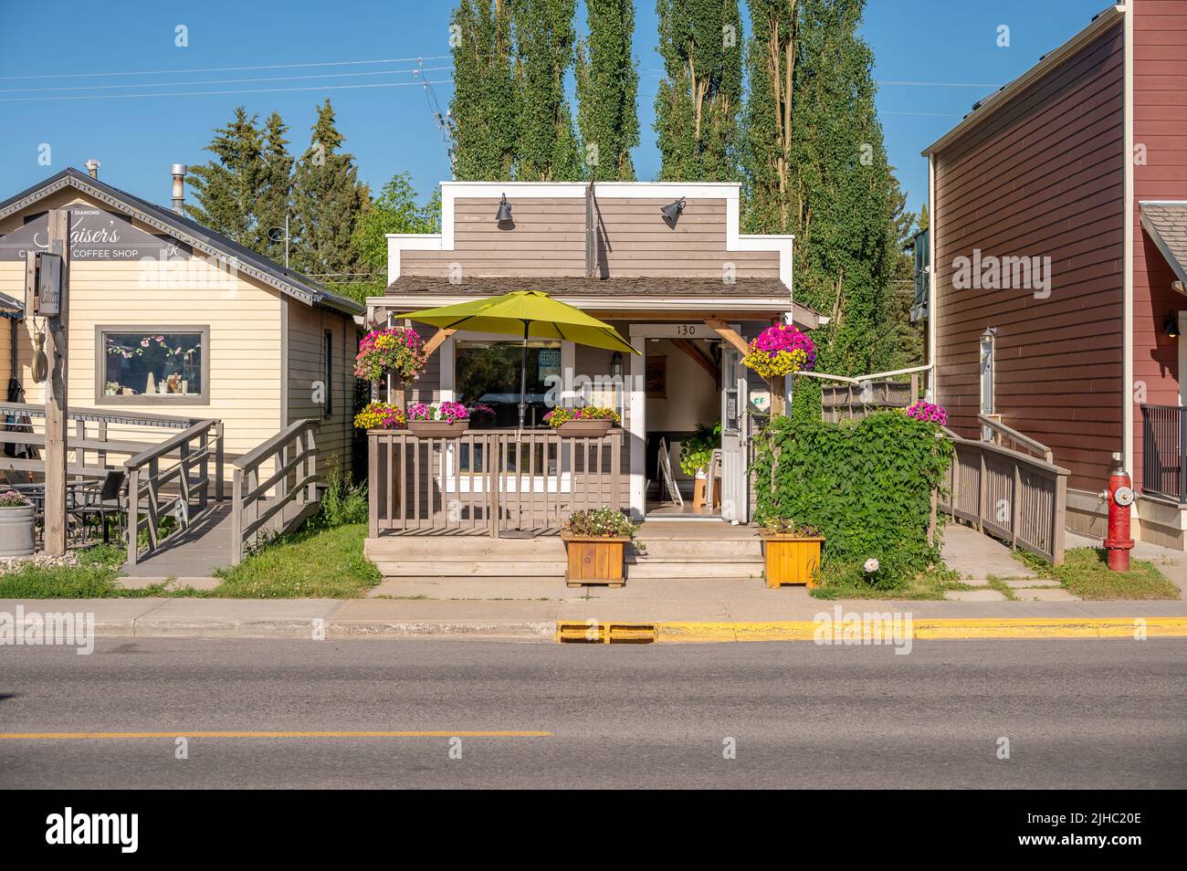 Black Diamond, Alberta Storefronts in the rural town of Black Diamond