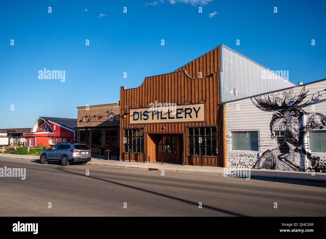 Turner Valley, Alberta July 16, 2022 The landmark Eau Claire