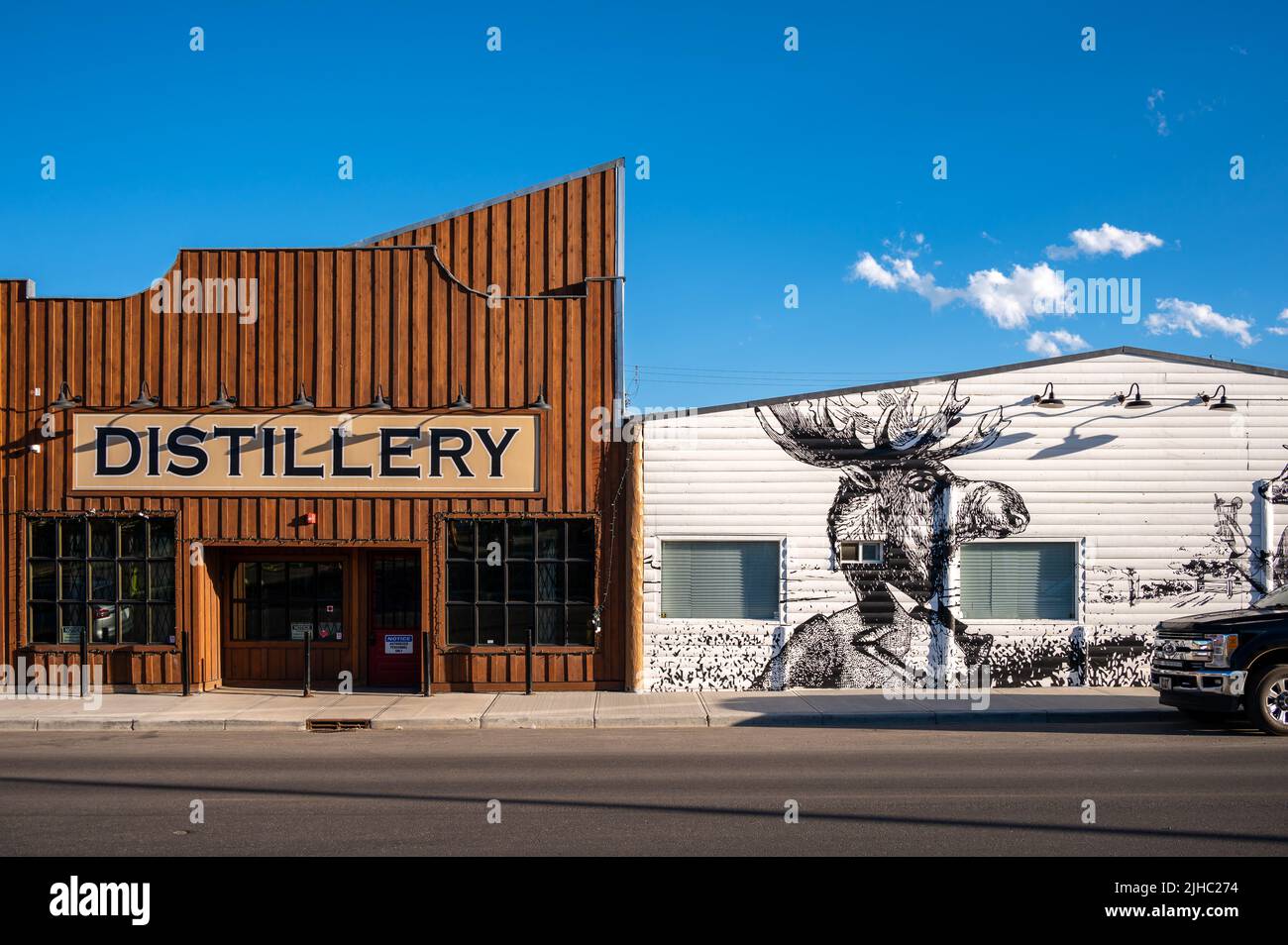 Turner Valley, Alberta July 16, 2022 The landmark Eau Claire