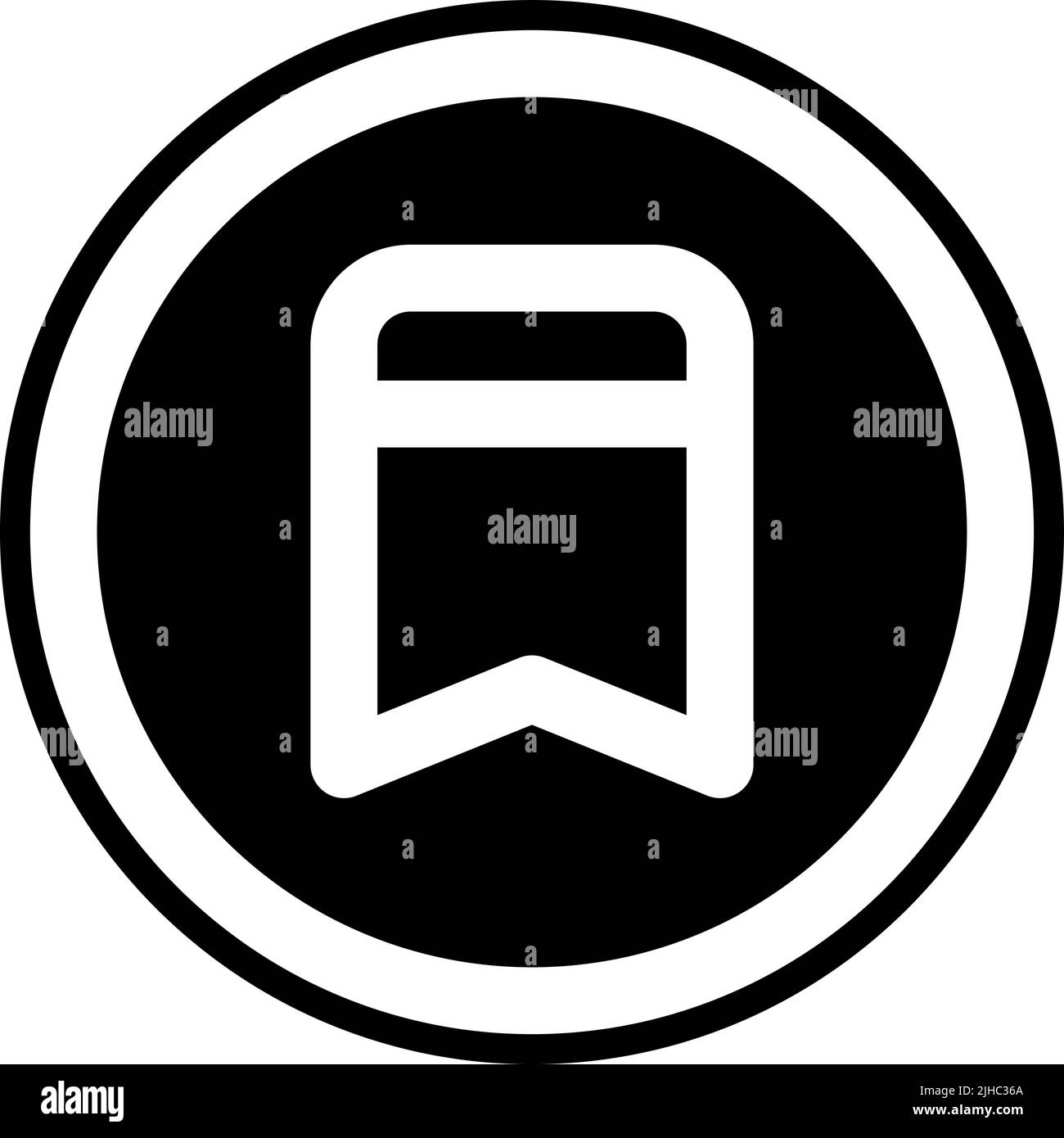 Basic user interface bookmark . Stock Vector
