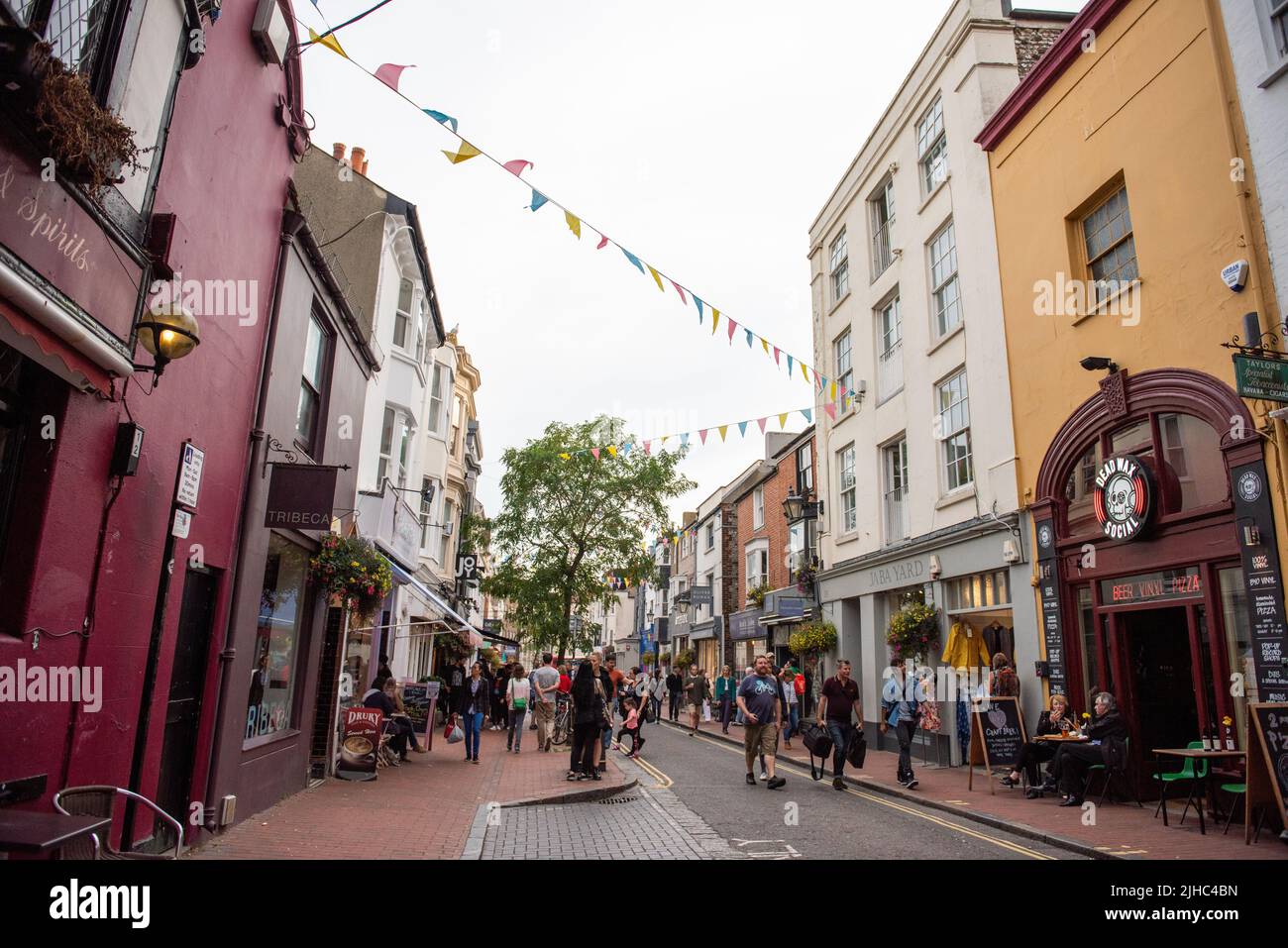 Street in Brighton Stock Photo - Alamy
