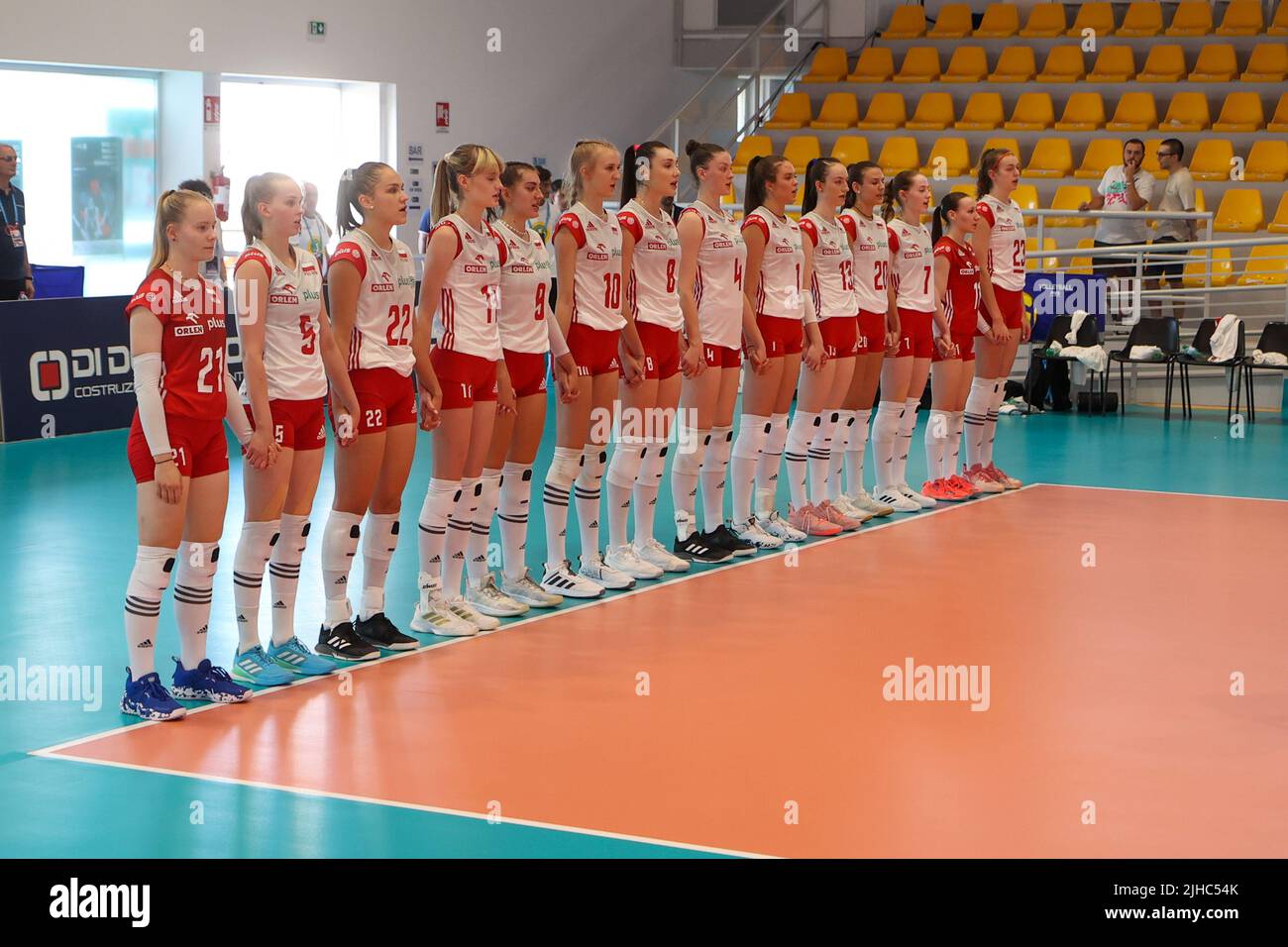 (Poland) during the Volleyball Intenationals CEV U21 Volleyball