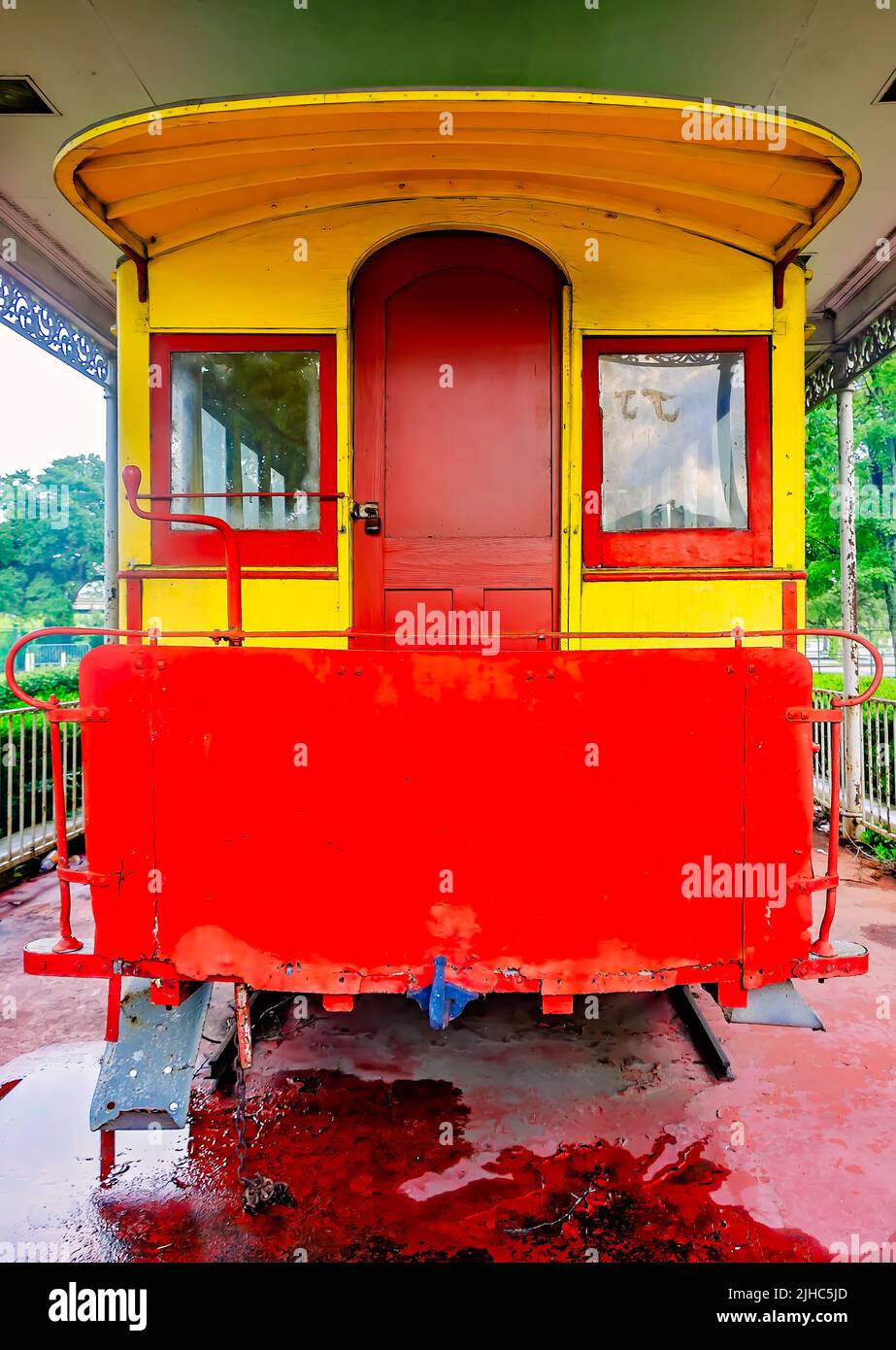 Mobile’s last mule car, retired from the Toulminville to Lafayette