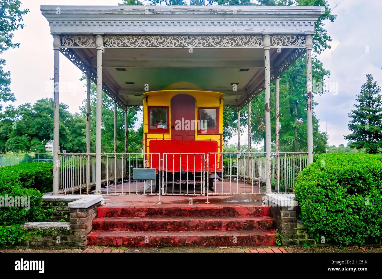 Mobile’s last mule car, retired from the Toulminville to Lafayette
