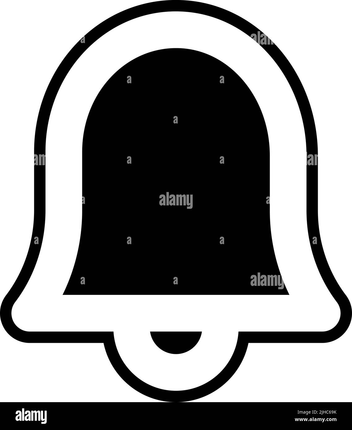 Essentials ui bell . Stock Vector