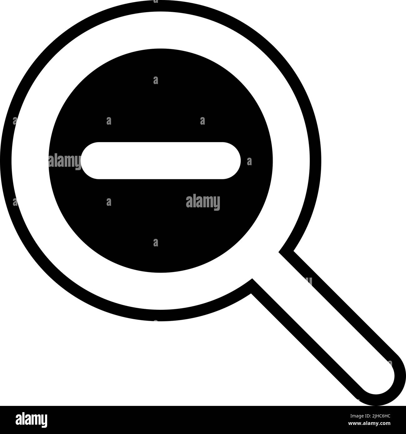 Essentials ui zoom out . Stock Vector