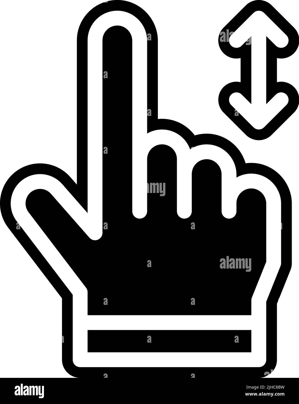 Hand gestures zoom out Stock Vector Image & Art Alamy