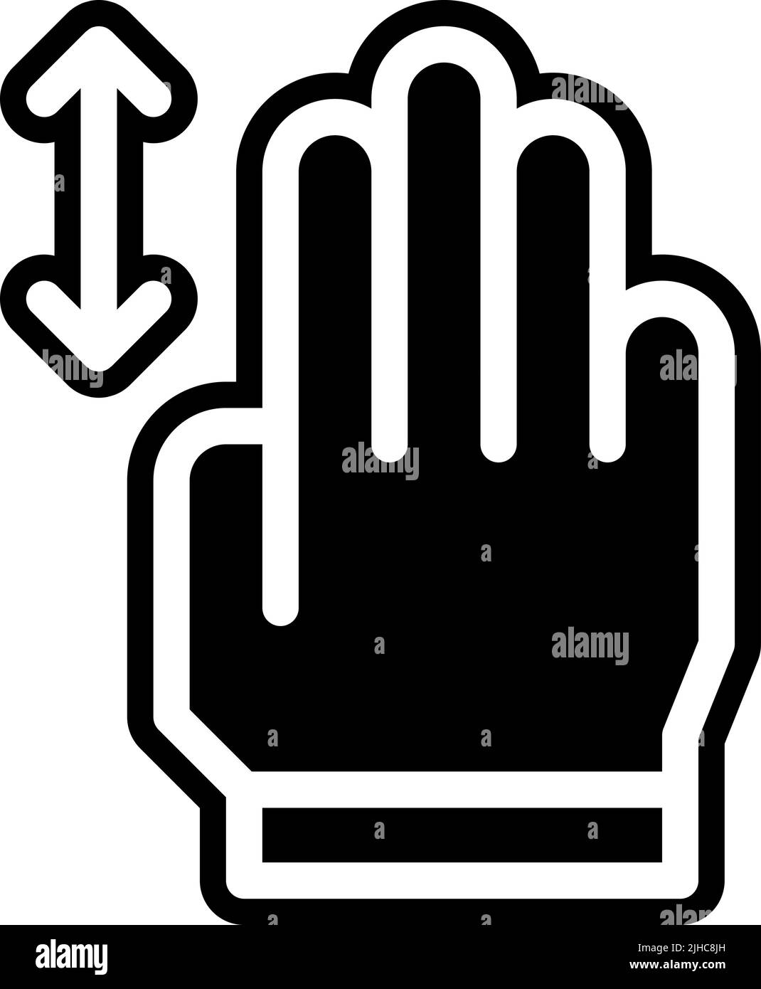 Hand gestures zoom out Stock Vector Image & Art Alamy