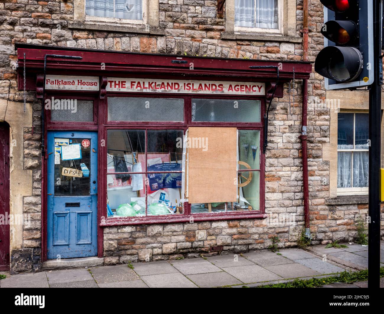 The Falklands Islands Agency Wells UK. Believed to be the Falkland Islands Agency's only shop outside the Falkland Islands. Stock Photo