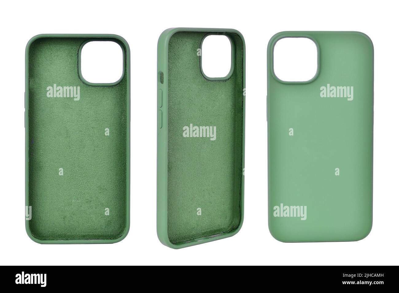 Silicone case for iphone isolated on white background with clipping path Stock Photo