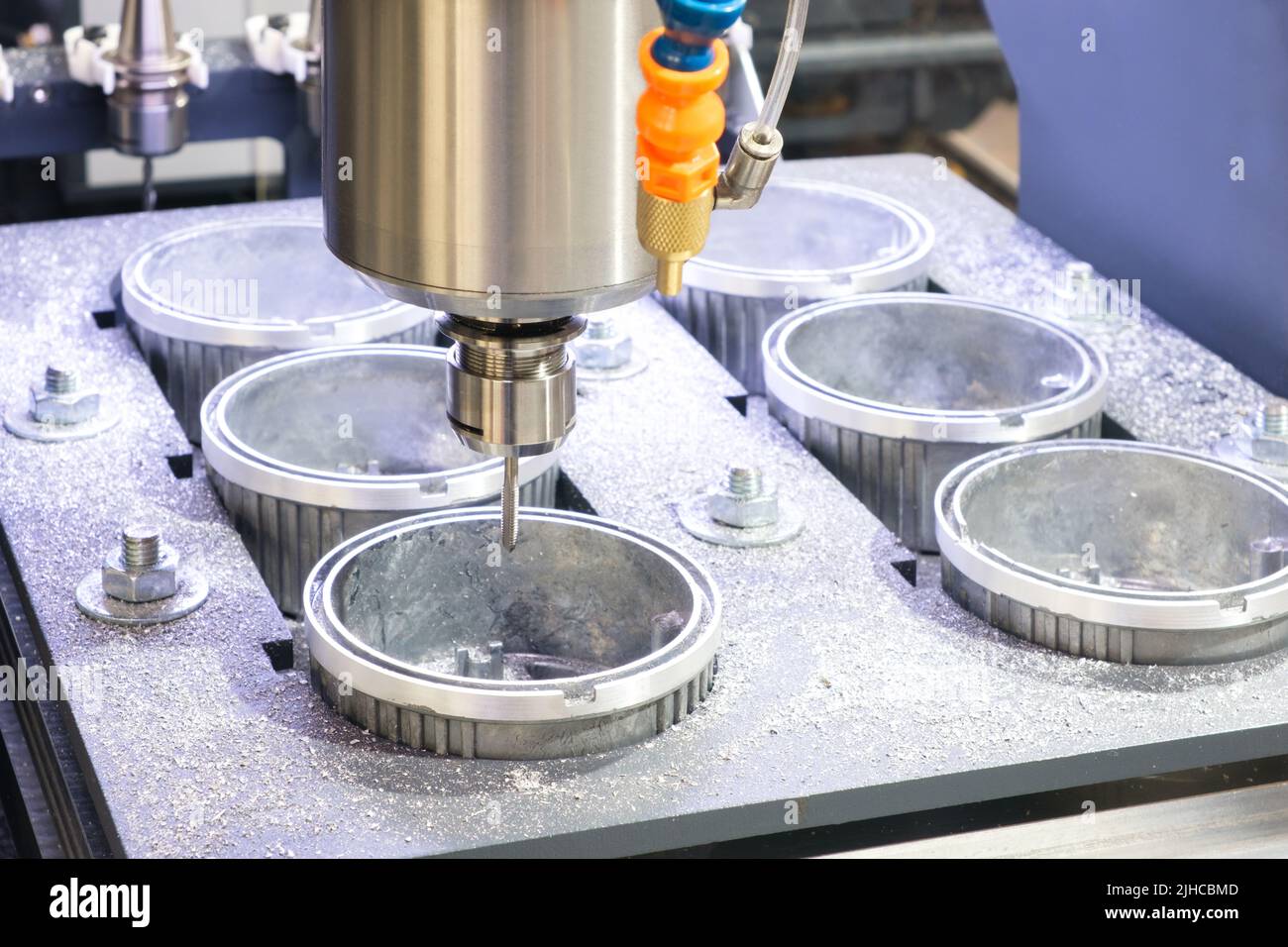 industrial metalworking cutting process by milling cutter, industrial