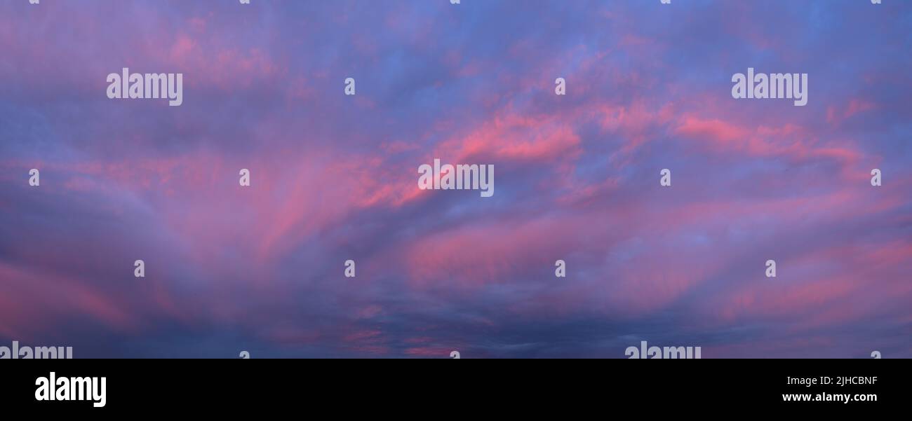 Beautiful sky sunset as background Stock Photo - Alamy
