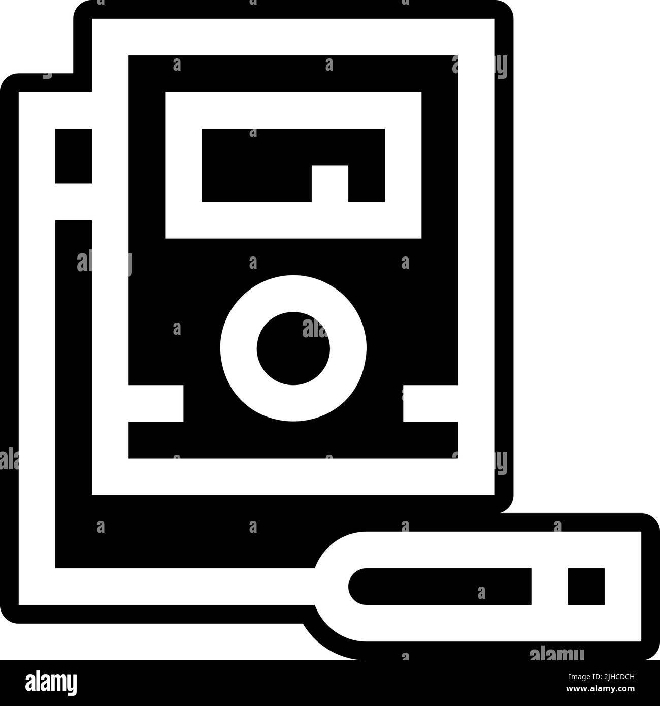 Nuclear energy geiger counter Stock Vector Image & Art Alamy