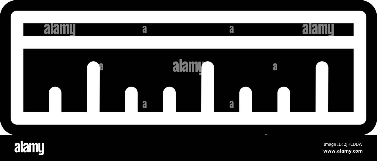 Office equipment ruler Stock Vector Image & Art - Alamy