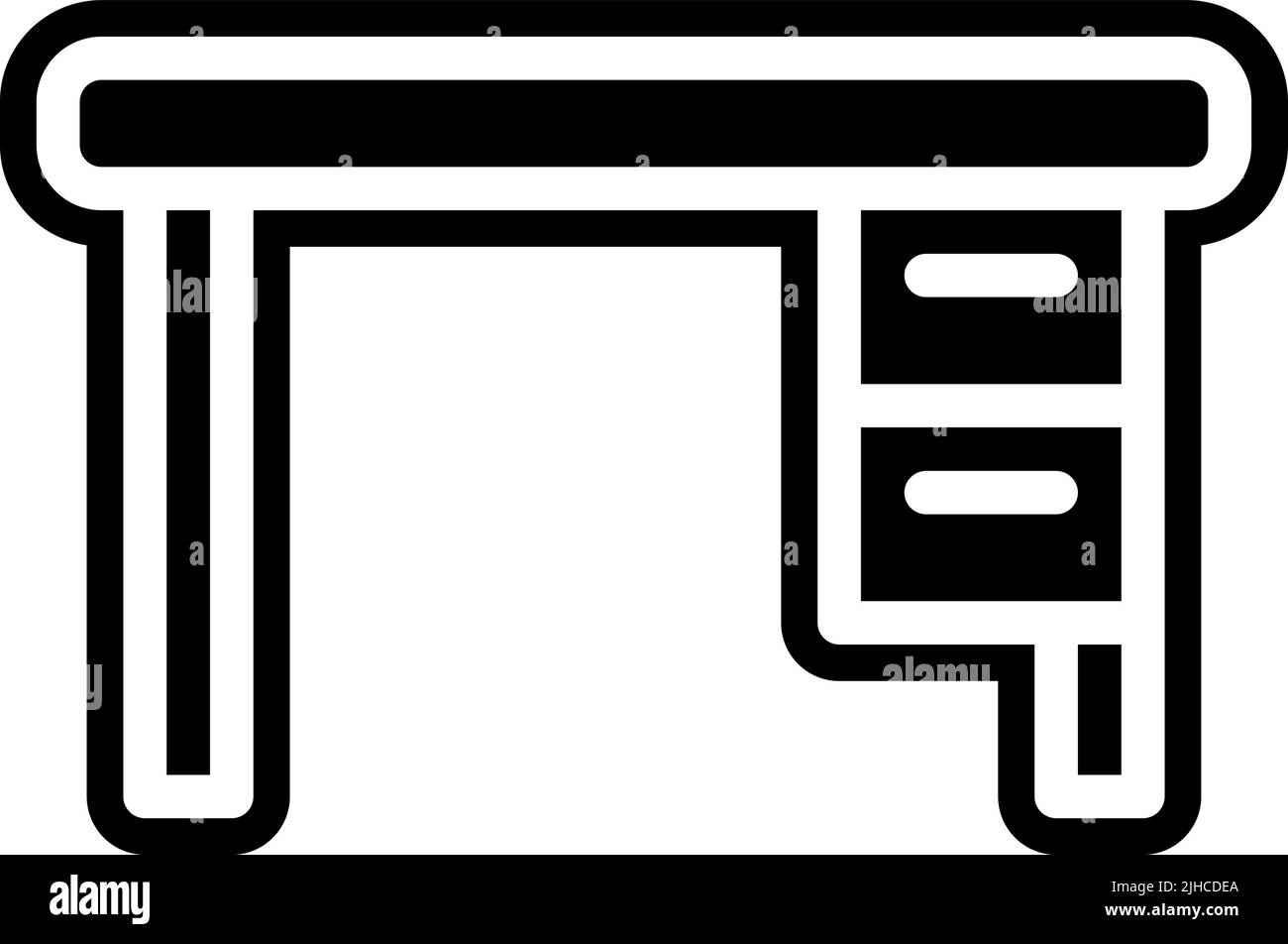 Office equipment office table Stock Vector Image & Art Alamy