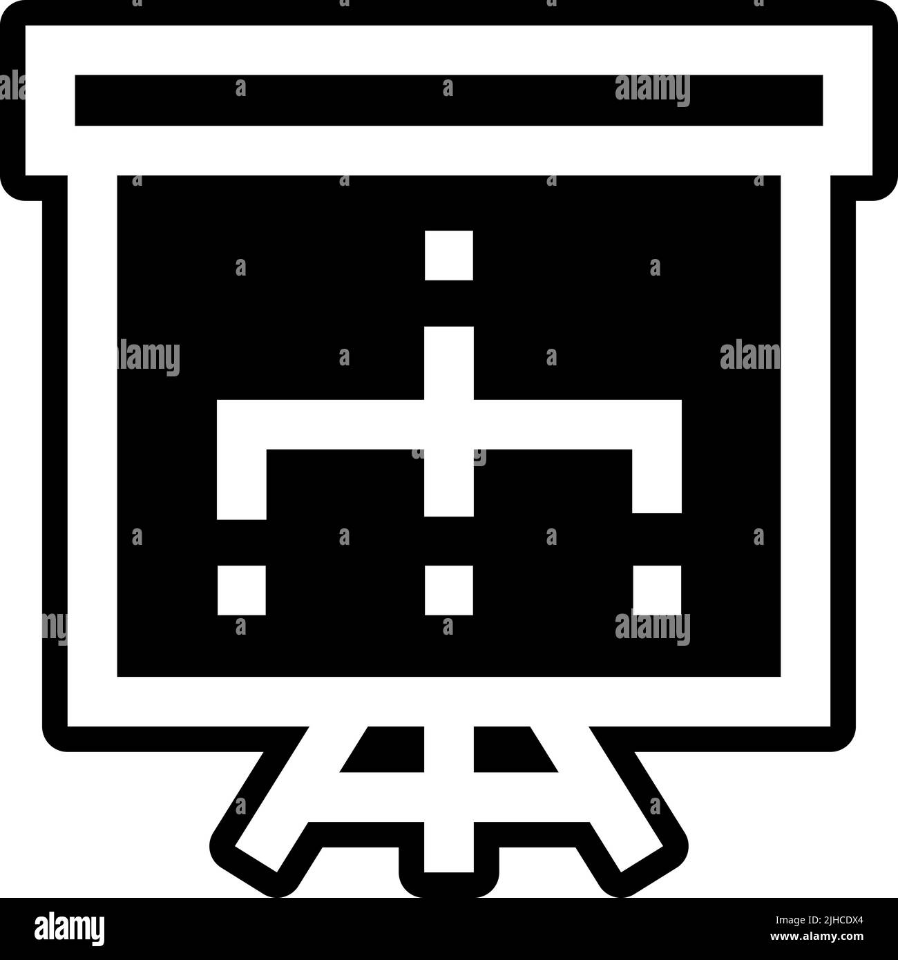 Presentation scheme . Stock Vector