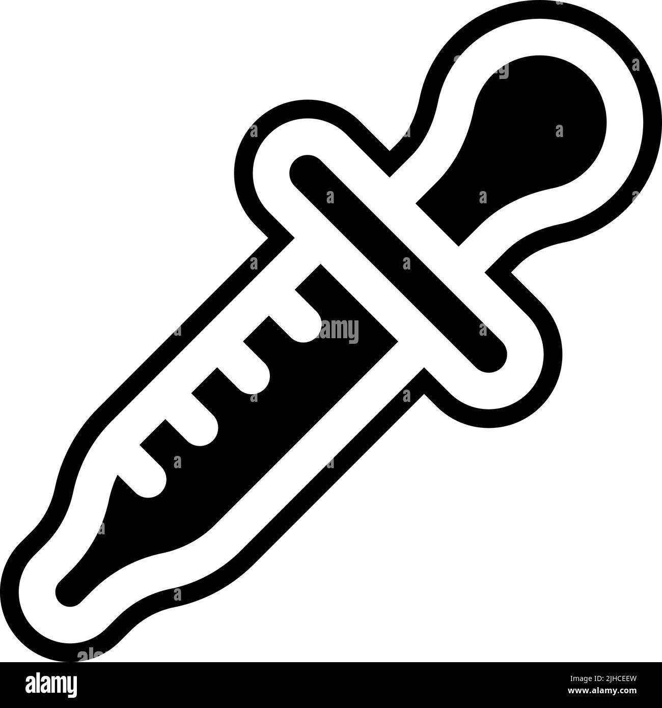 Printing dropper . Stock Vector