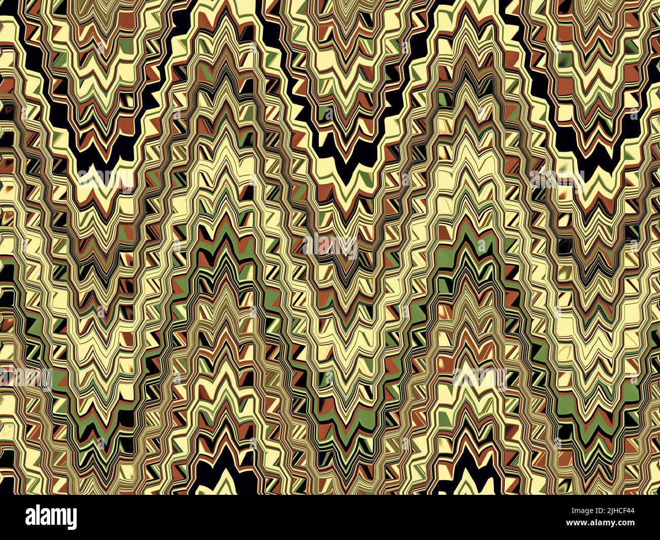 Abstract and contemporary digital art zigzag design Stock Photo Alamy