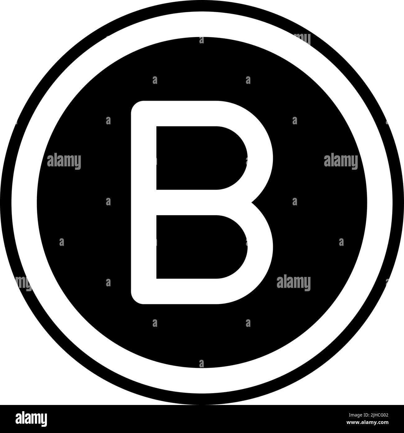 Text editor bold . Stock Vector