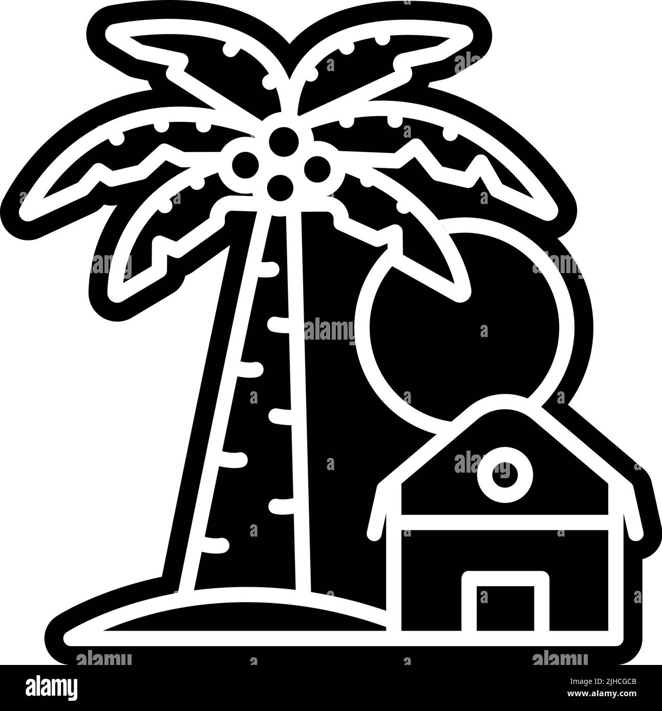 Tropical palm tree Stock Vector Image & Art - Alamy
