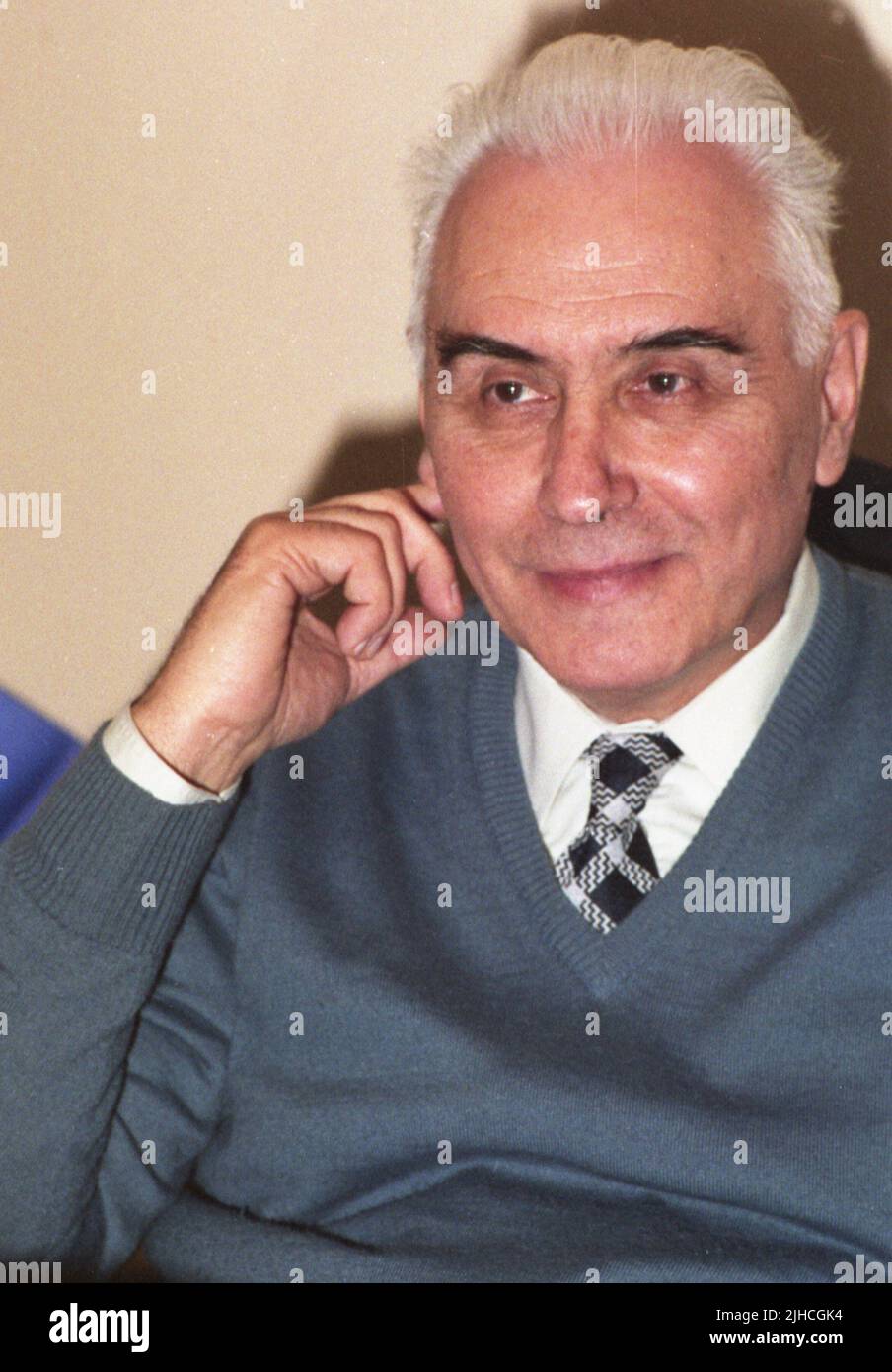 Romanian politician Radu Câmpeanu, 1990 Stock Photo