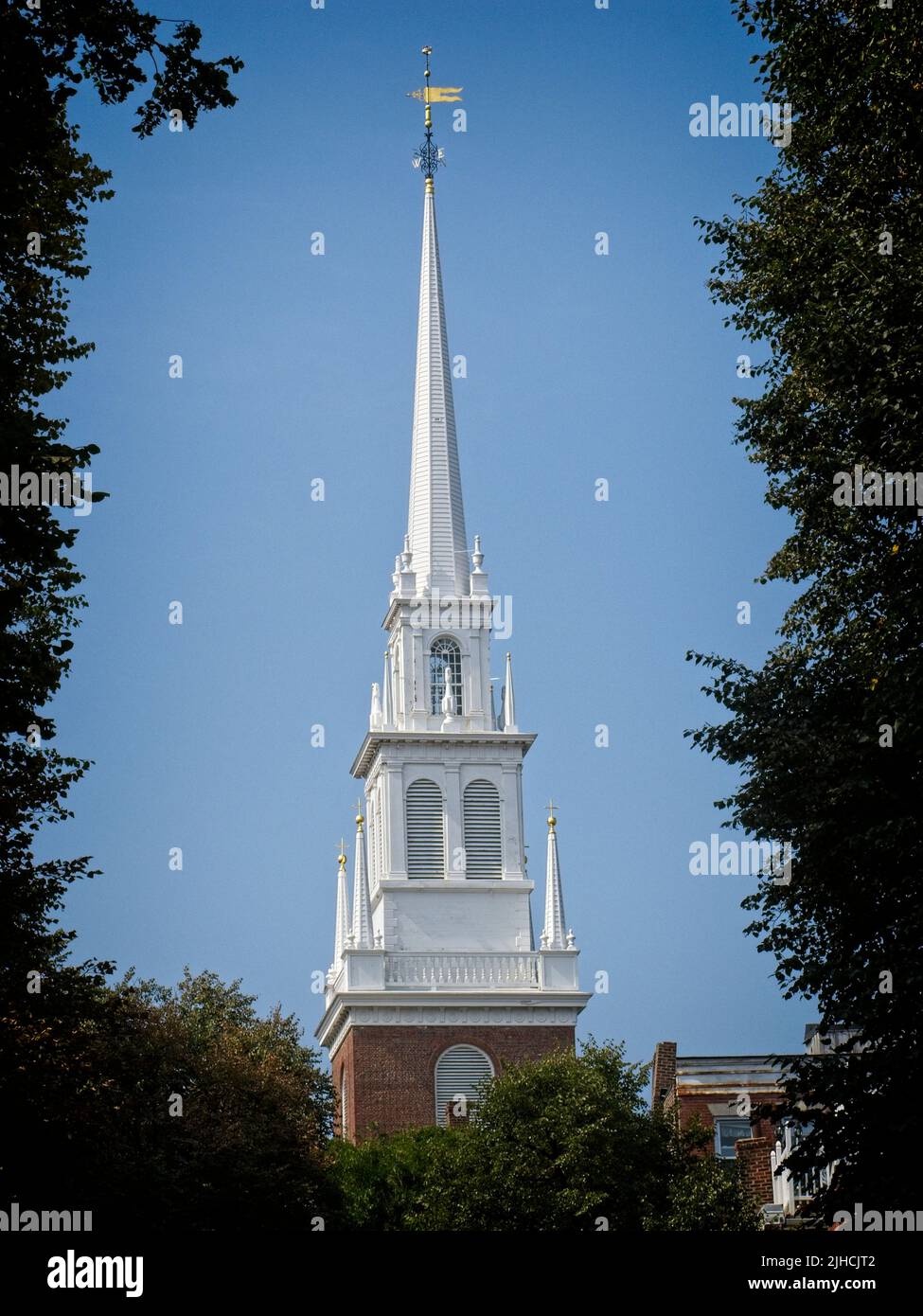 The Old North Church Boston  Massachusetts Stock Photo