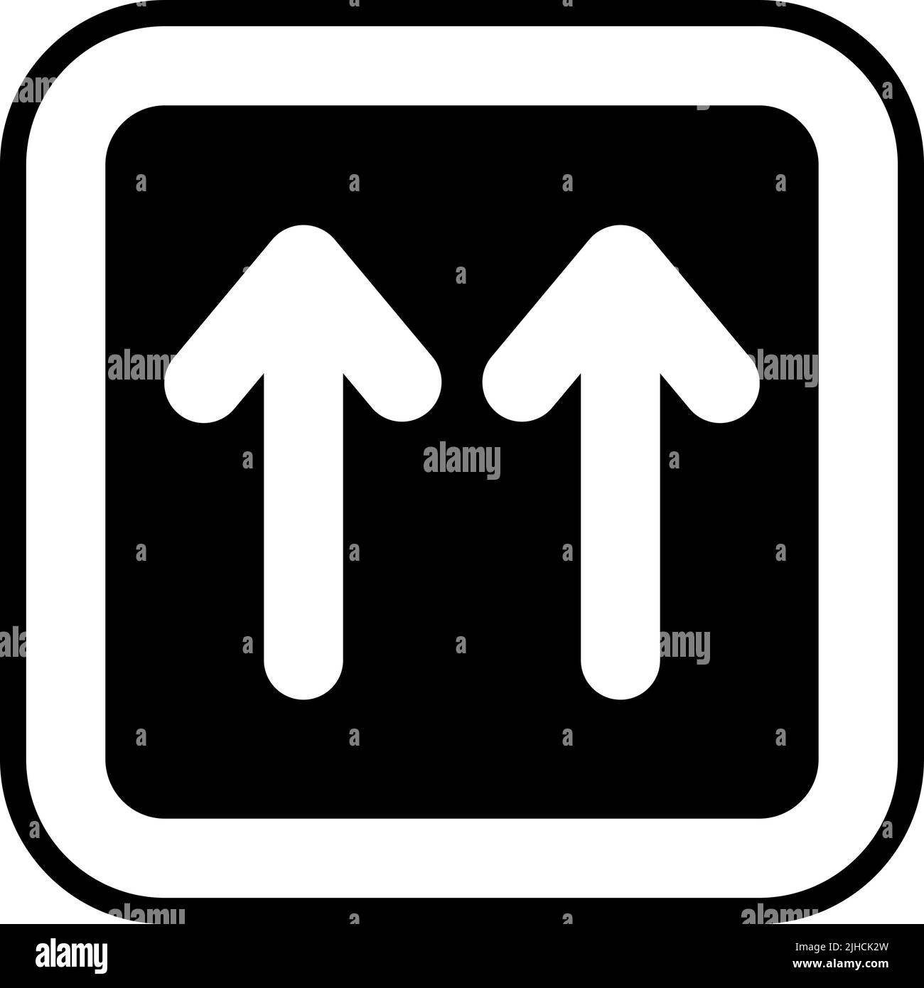 Arrow up arrow Stock Vector Image & Art - Alamy