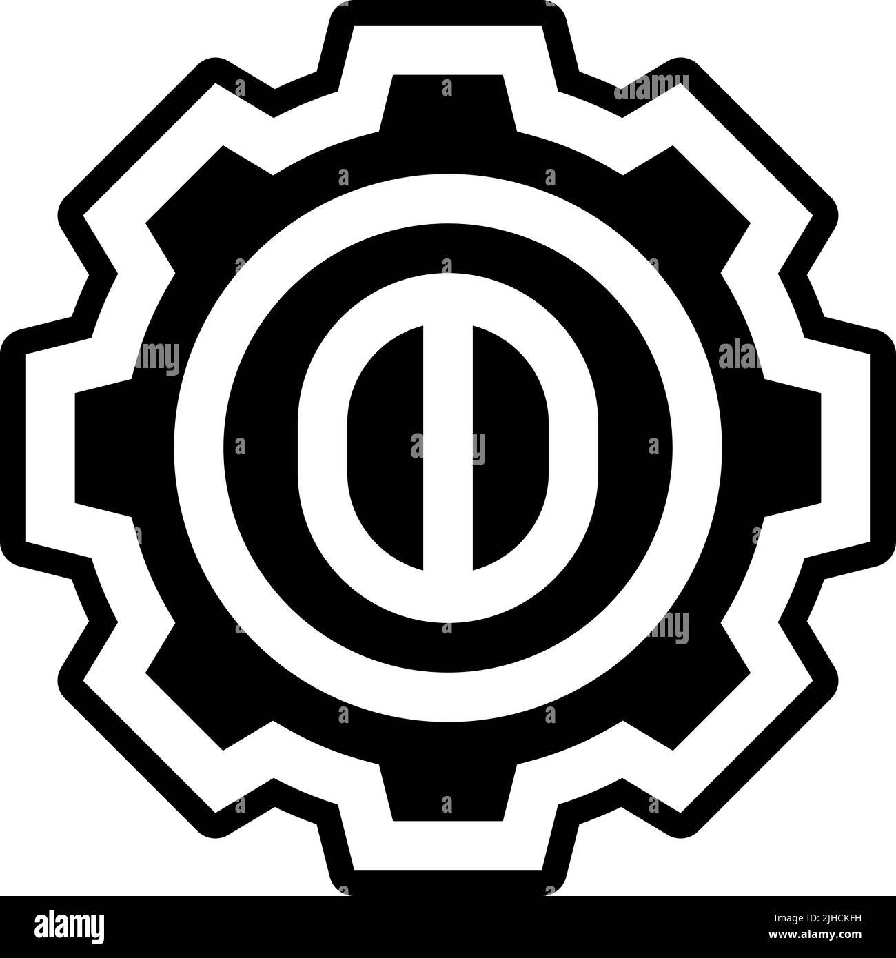 Artificial Intelligence Gear Stock Vector Image Art Alamy