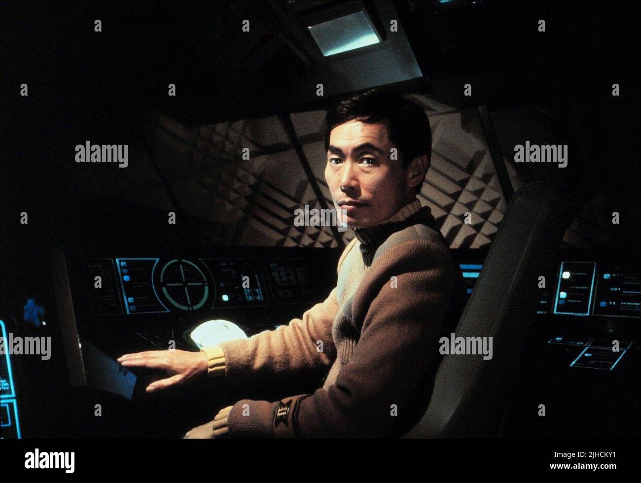 GEORGE TAKEI (COMM H SULU), STAR TREK V: THE FINAL FRONTIER, 1989 Stock Photo