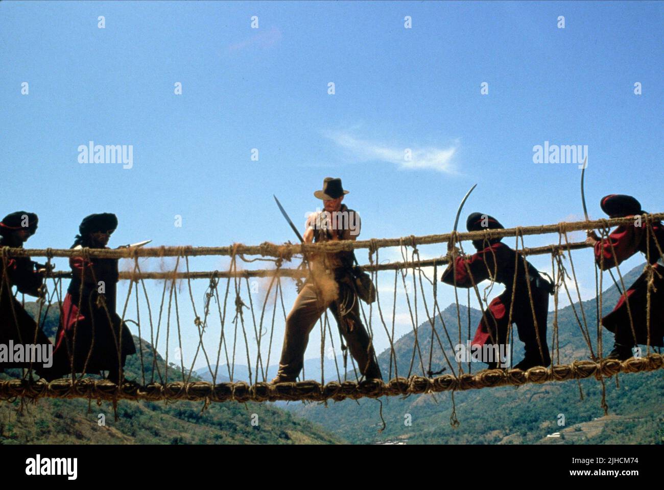 HARRISON FORD, INDIANA JONES AND THE TEMPLE OF DOOM, 1984 Stock Photo