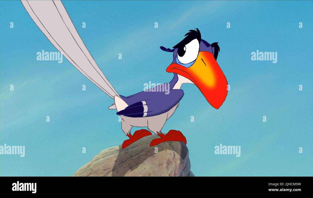 ZAZU, THE LION KING, 1994 Stock Photo