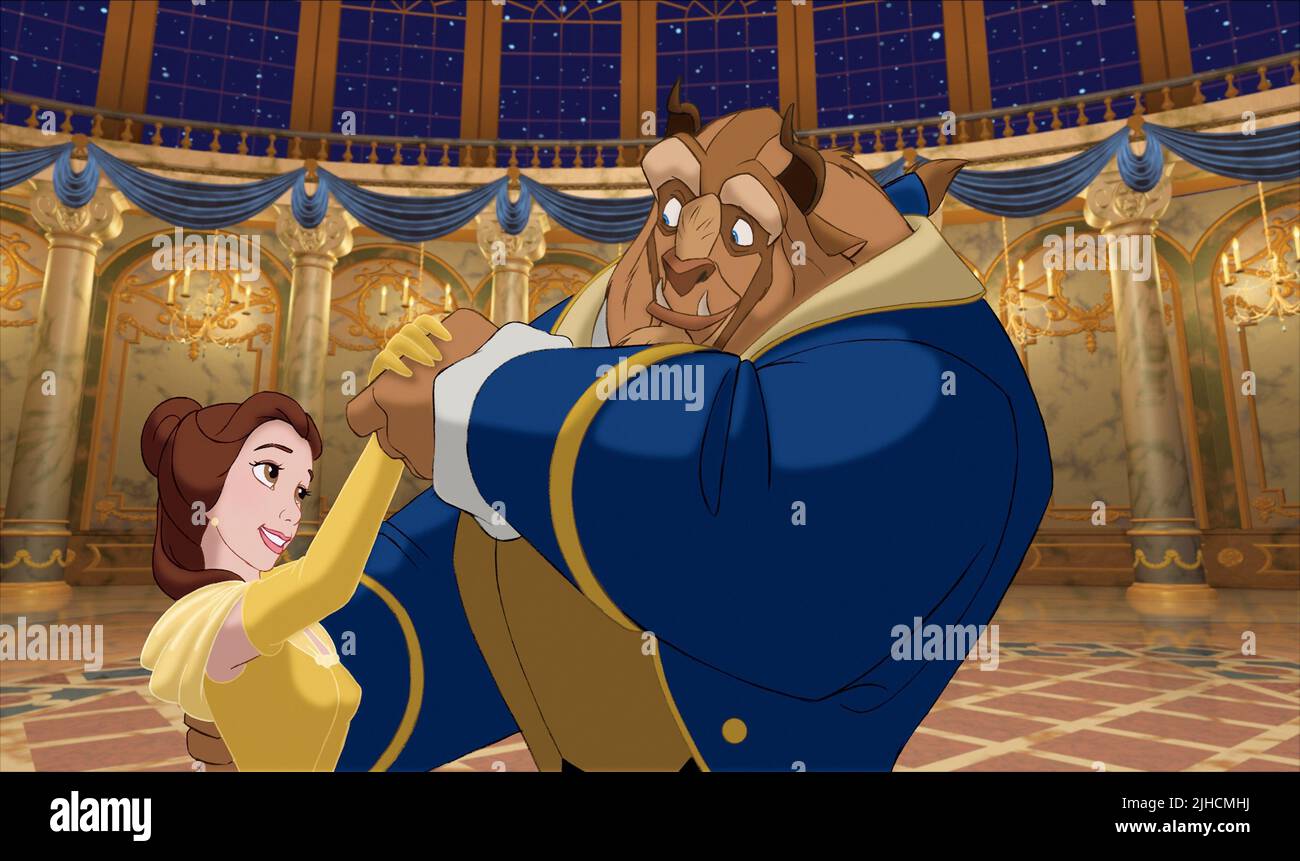 BELLE, BEAST, BEAUTY AND THE BEAST, 1991 Stock Photo