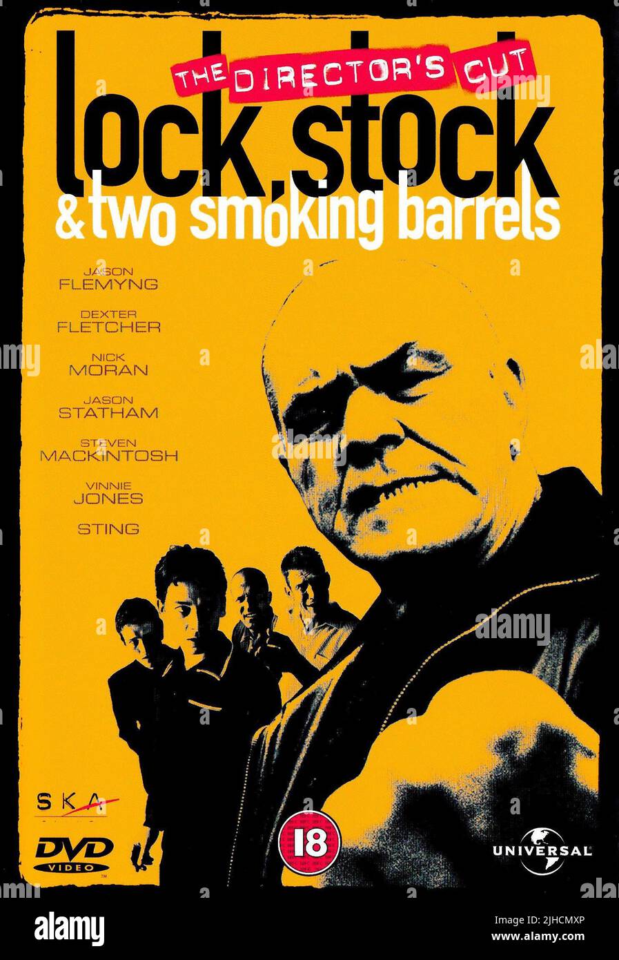 LENNY MCLEAN POSTER, LOCK  STOCK AND TWO SMOKING BARRELS, 1998 Stock Photo