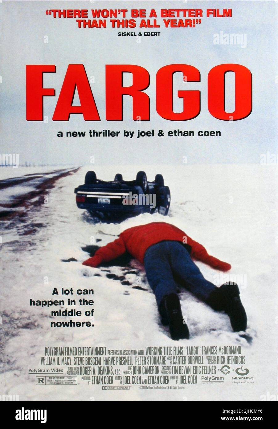 MOVIE POSTER, FARGO, 1996 Stock Photo