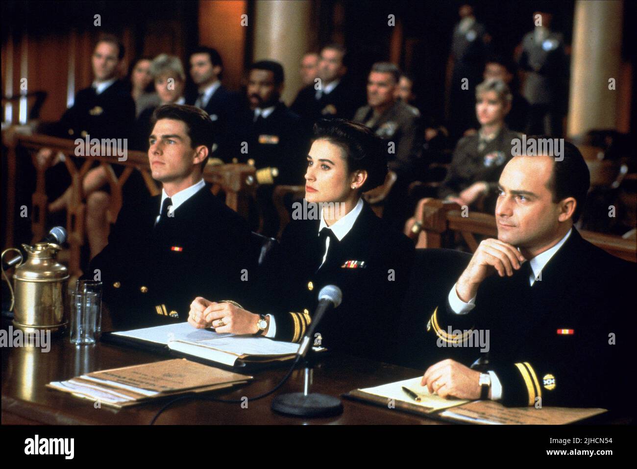 TOM CRUISE, DEMI MOORE, KEVIN POLLAK, A FEW GOOD MEN, 1992 Stock Photo