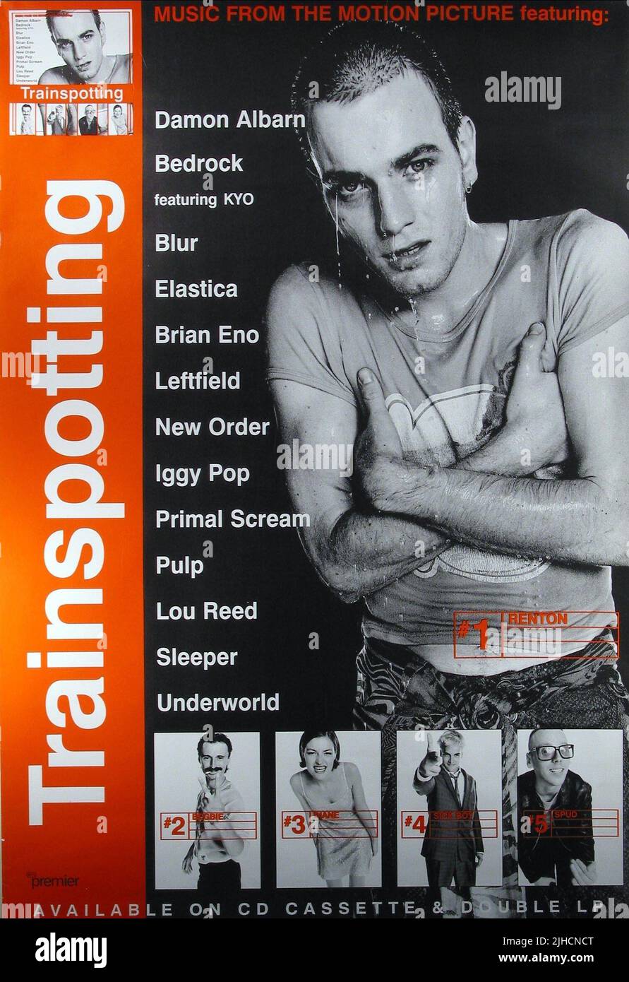 Trainspotting movie poster hi-res stock photography and Trainspotting movie poster hi-res stock photography and