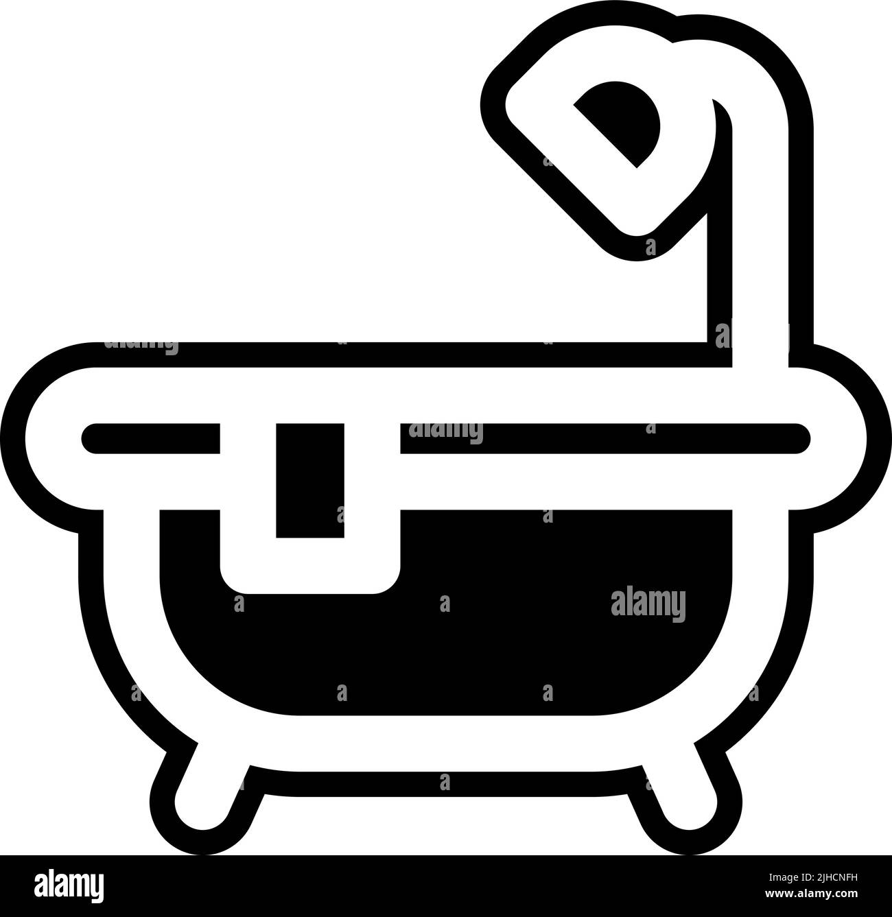 Bathroom equipment bathtub Stock Vector Image & Art - Alamy