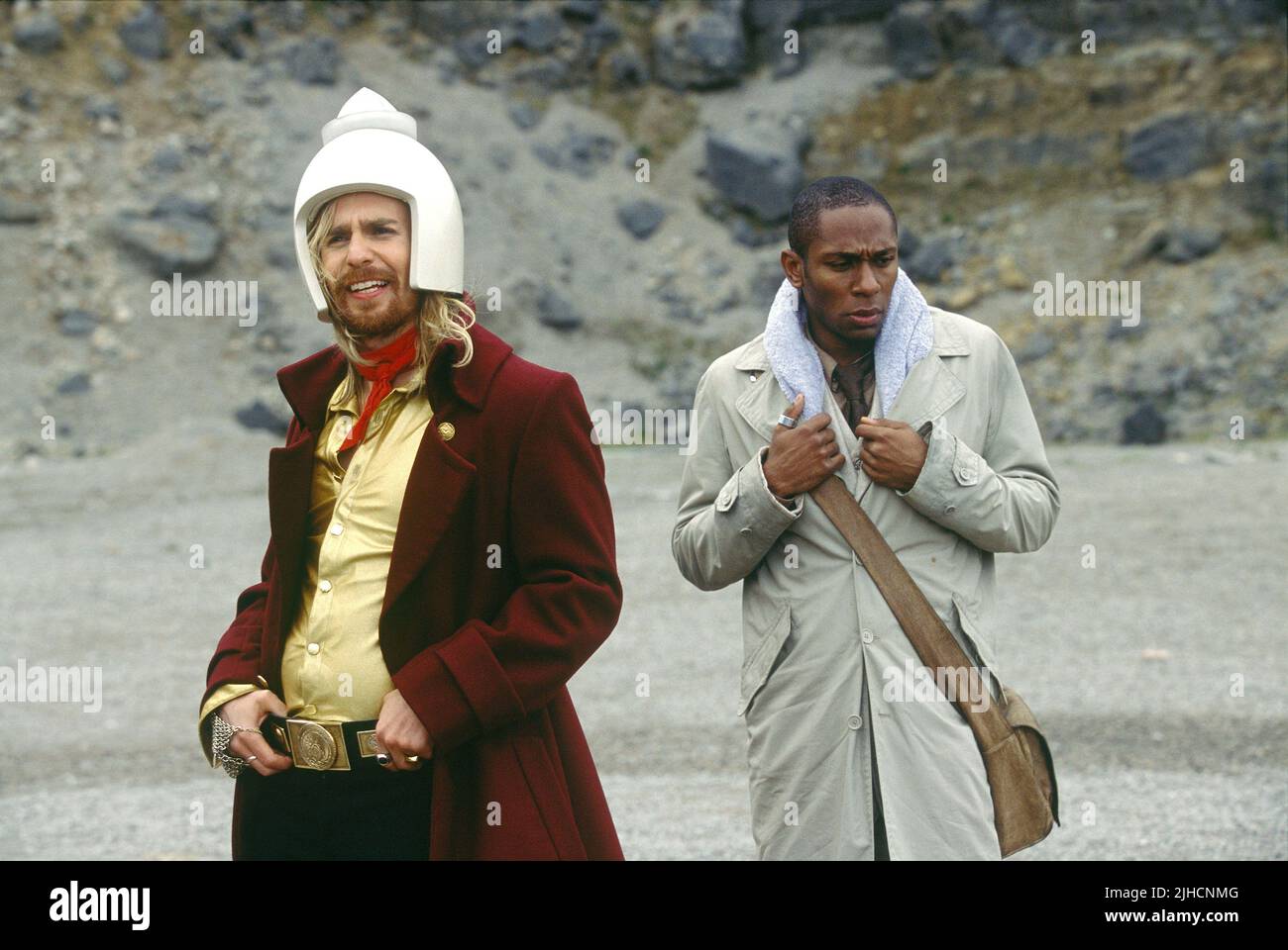 SAM ROCKWELL, MOS DEF, THE HITCHHIKER'S GUIDE TO THE GALAXY, 2005 Stock Photo