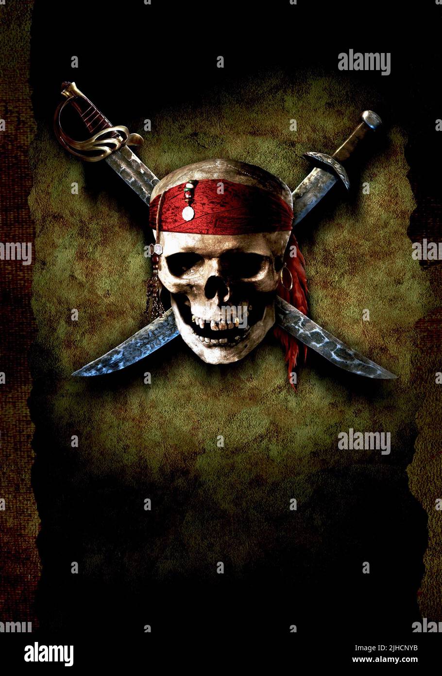 Skull cross swords pirates caribbean hi-res stock photography and ...