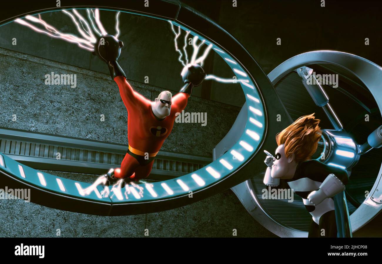 MR. INCREDIBLE, SYNDROME, THE INCREDIBLES, 2004 Stock Photo