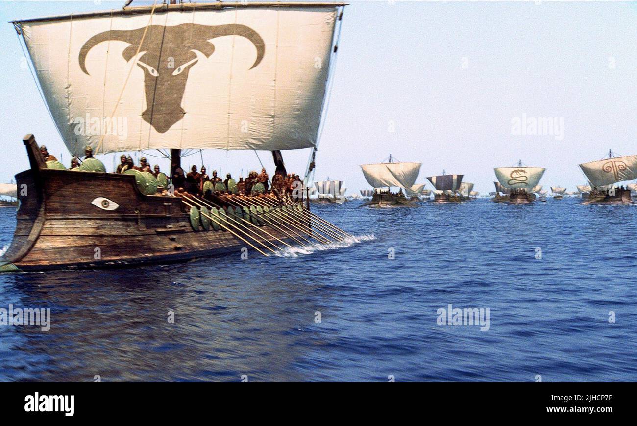 THE GREEK ARMADA SAIL TO TROY, TROY, 2004 Stock Photo Alamy