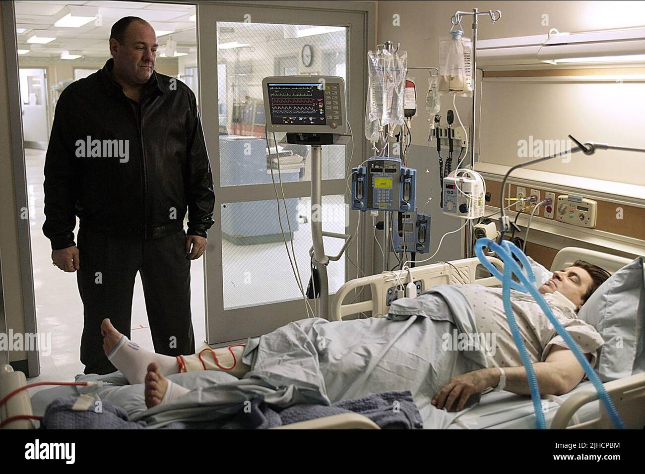 JAMES GANDOLFINI, STEVE VAN ZANDT, THE SOPRANOS SEASON 6, 2006 Stock